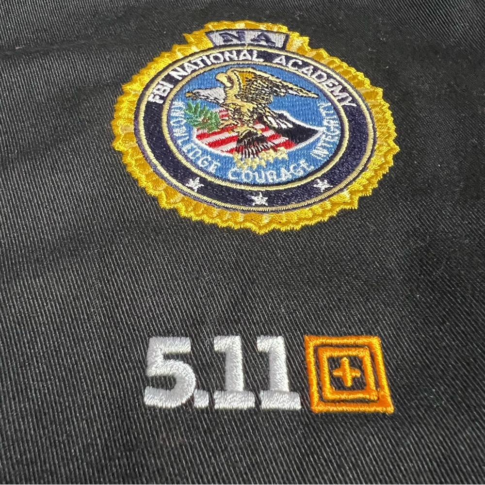 CornerStone Black Apron with 5.11 and FBI Embroidered Patch